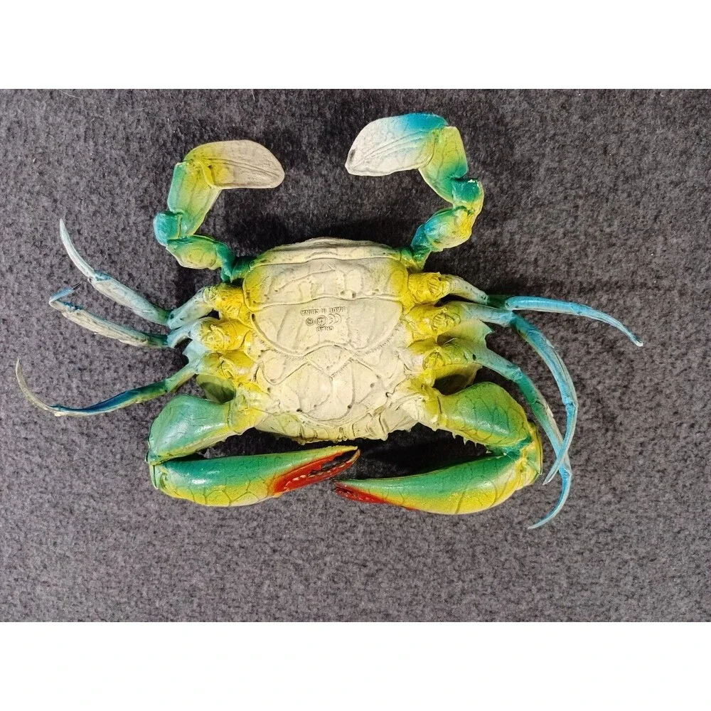 Blue Crap Figurine Realistic Detailed 8